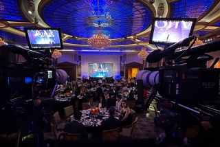 Filming Astras Awards at the Taglyan Complex in Hollywood